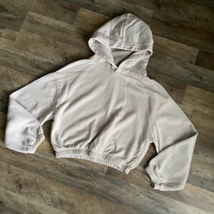 Zara Cream Hooded Sweatshirt